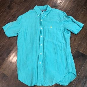 Ralph Lauren’s men’s classic fit button down shirt